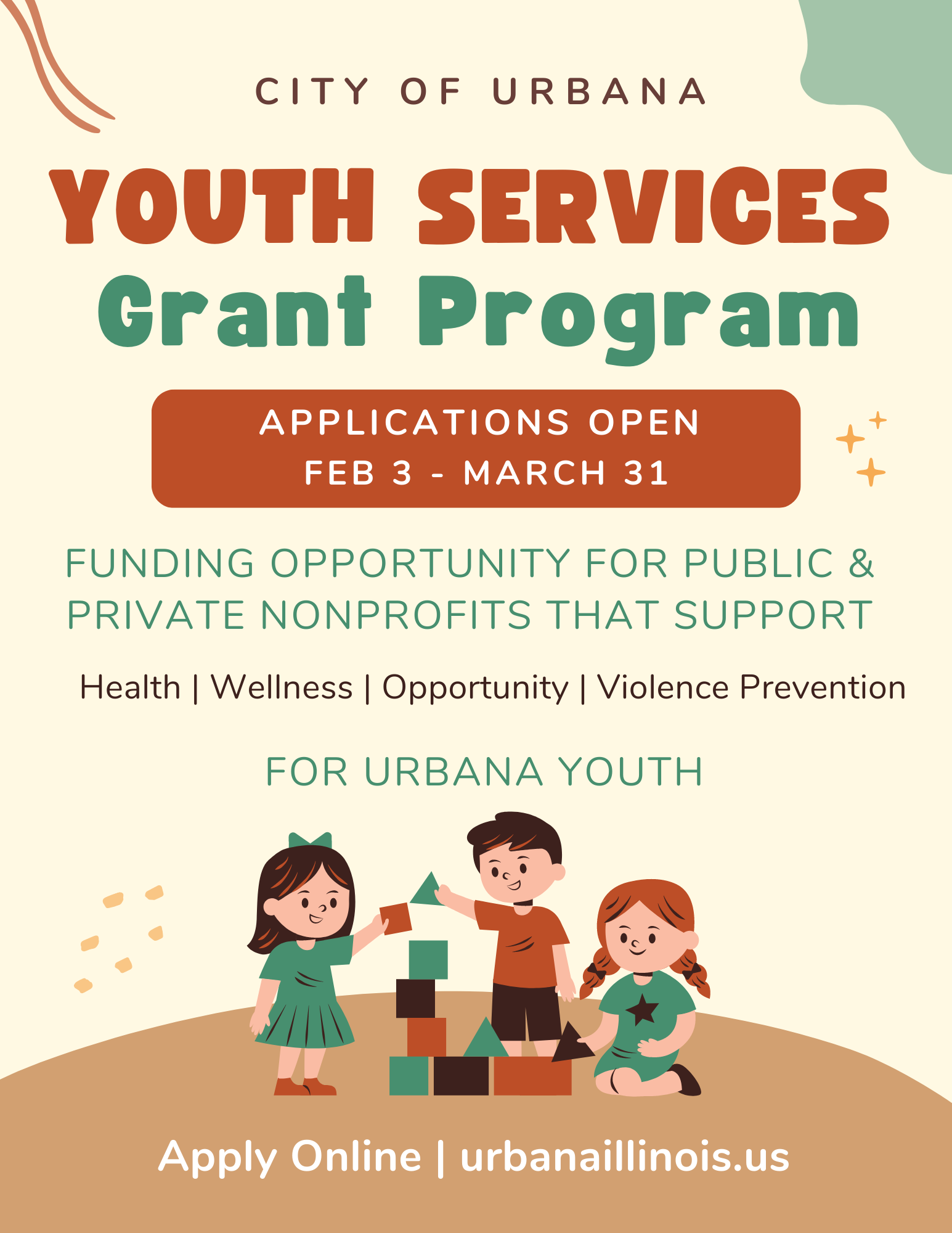 Youth Services Grant Flyer