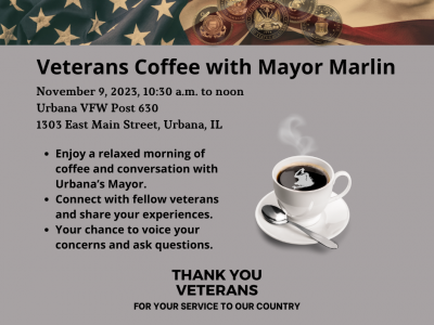 Veterans Coffee with Mayor Marlin